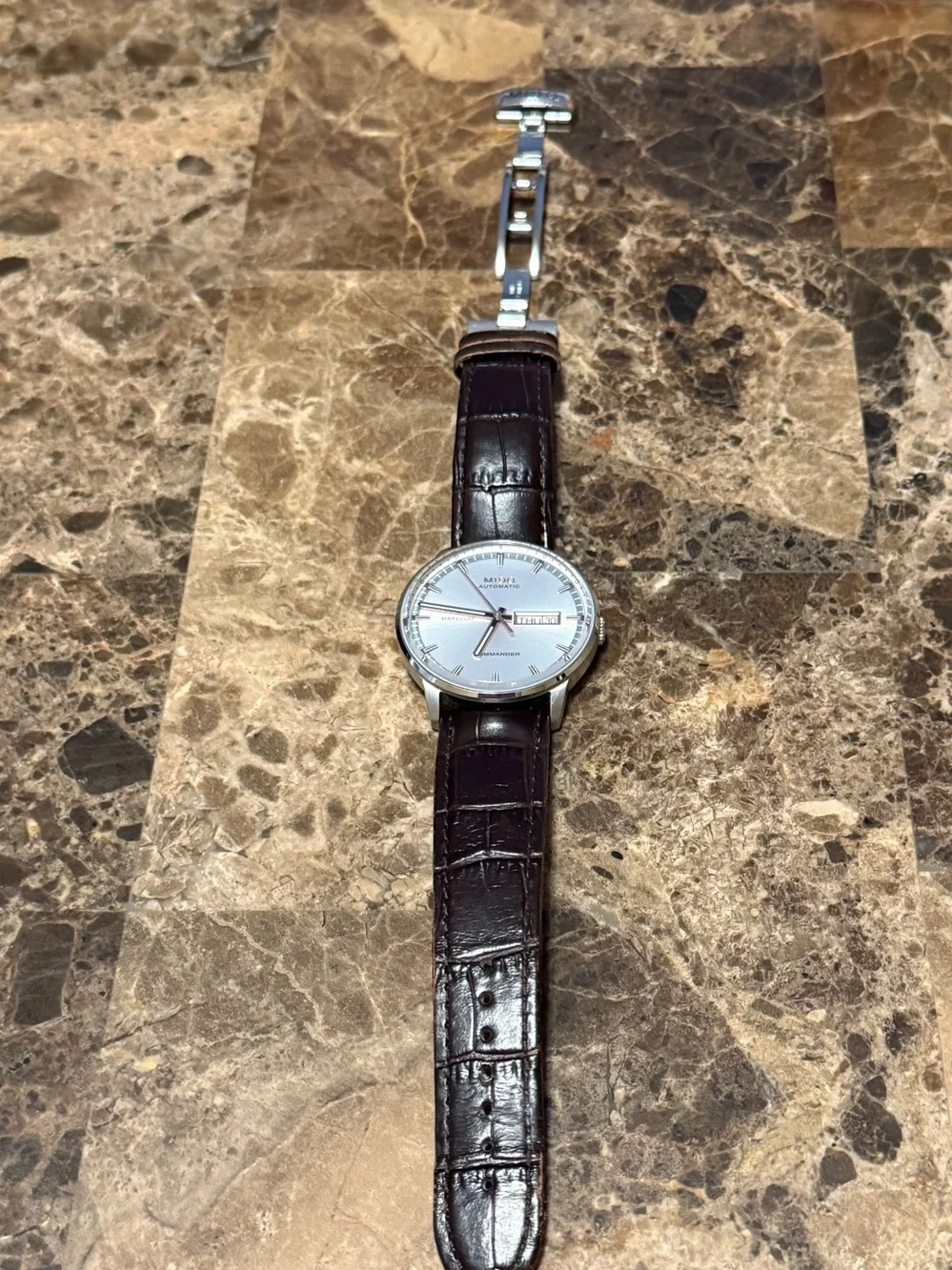 Mido Commander II 40mmAutomatic Swiss Silver Dial Men's Watch MO16.430.16.031.80